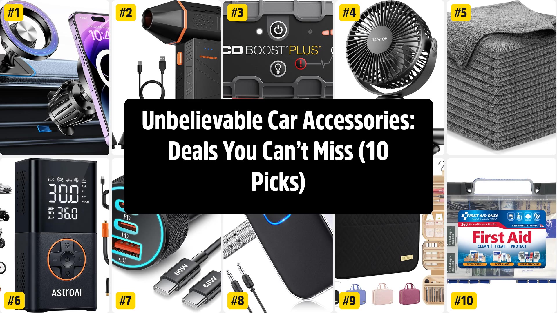 Unbelievable Car Accessories: Deals You Can’t Miss (10 Picks)